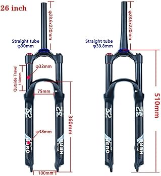 mtb マウンテンバイク　エアサスペンションフォーク　自転車フォーク mtb マウンテンバイク エアサスペンションフォーク 自転車フォーク